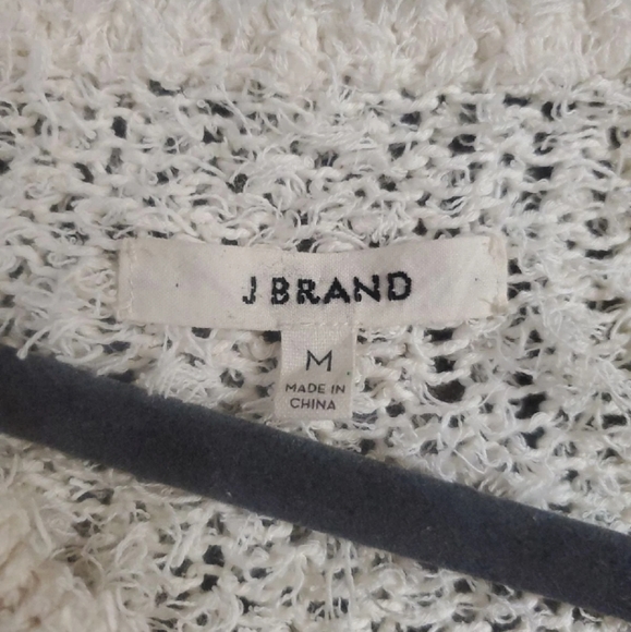 J BRAND Martha Slouchy Textured V Neck Pull Over Sweater - Picture 5 of 6